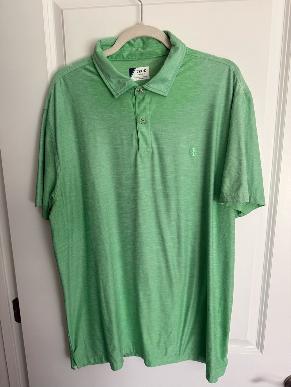 Izod Light Green Men's Polo Shirt